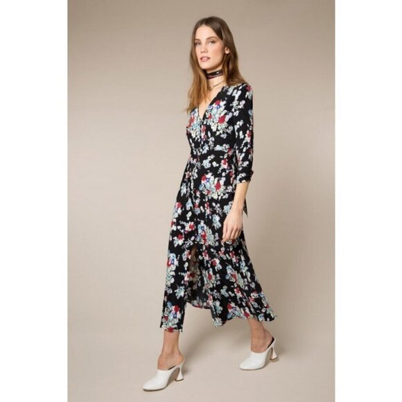 💕RIXO💕 Katie Dress ~ Brunch Floral Print Small - Picture 4 of 16